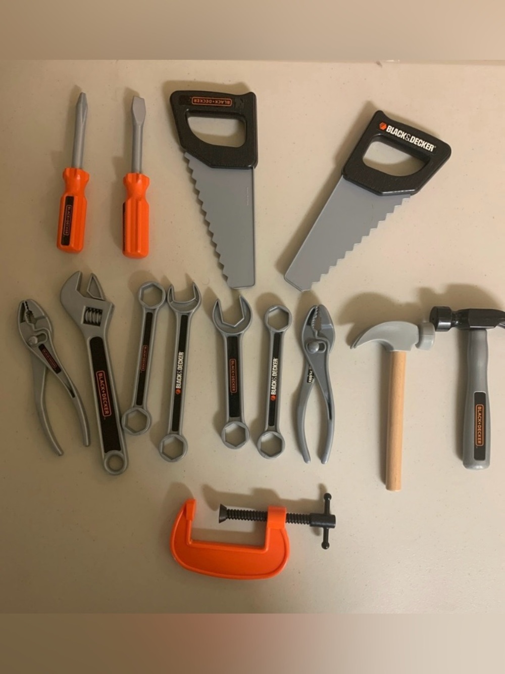 Big 14 Piece Black and Decker Kid’s Tool Lot